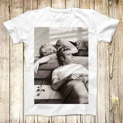 Marilyn Monroe James Dean T Shirt Meme Men Women Unisex Top Tee 8310 • £6.35