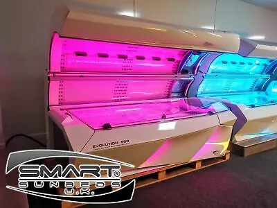 Ergoline Evolution 500 Sunbed Tanning Bed Mist Lie-down Sun Bed UK Led White S • £5499