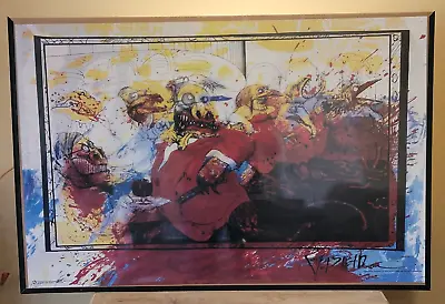 Ralph Steadman Lizard Lounge Poster 24 X 35 2008 Fear And Loathing In Los Vegas • £21.11