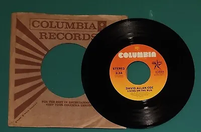 David Allan Coe 45's You Pik You Never Even Called Me By My Name & More VG+/NM • $4.95