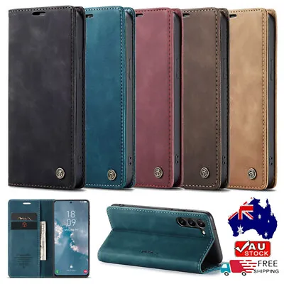 For Samsung S24 S23+ S22 S21 FE S20 Plus Ultra Wallet Leather Case Flip Cover • $13.79