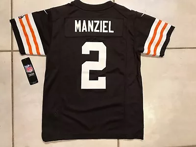 NWT NIKE Cleveland Browns Johnny Manziel NFL Youth Medium MSRP $70 • $29.99