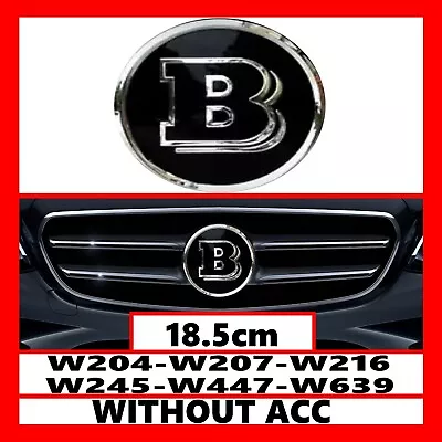 Mercedes Benz Brabus Star Black W204 W207 W216 W245 W447 W639 Badge Mirror • $100