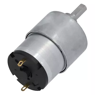 DC12V Gear Motor Speed Reduction CW CCW Copper Wire Motor With 6mm D Shaft 12RPM • $13.06