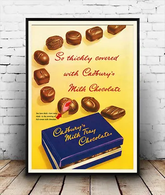 Cadburys Milk Tray : Vintage Magazine Advert Poster Reproduction. • £5.09