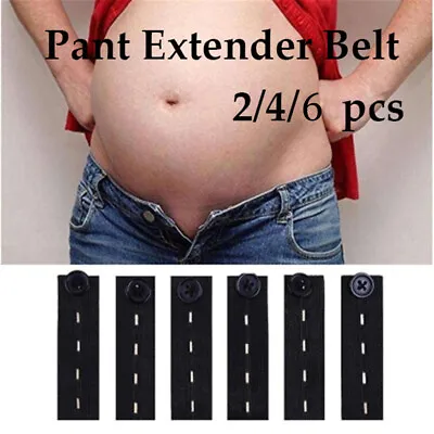 Maternity Garment Accessories Skirts Hooks Button Pant Extender Belt Waist Band • £2.94