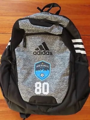 Inter Atlanta FC Blues #80 Adidas Stadium 3 Backpack Onix Grey Futbol Soccer • $42.99