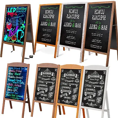 All Types Chalkboard Message Sign Easy Erasable Clear Cafe Writing Blackboard • $25.99