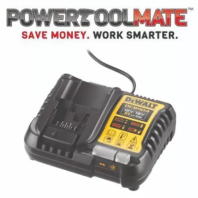 Dewalt DCB1104 12v/18v Multi Volt Compact Powerstack Battery Fast Charger 240v • £17.99