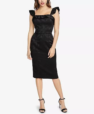 RACHEL Rachel Roy Ruffled Sheath Dress MSRP $129 Size 2 # 12B 246 NEW    • $13.31