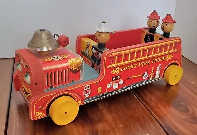 Vintage Fisher Price Looky Fire Truck #7 • $35