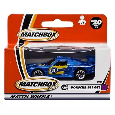 Matchbox International Release #20 Porsche 911 GT1 Blue 1:61 New In Box 2001 • $19.99