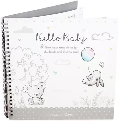 Baby Milestone Journal Keepsake Toddler Newborn Shower Christening Gift Diary • £6.31