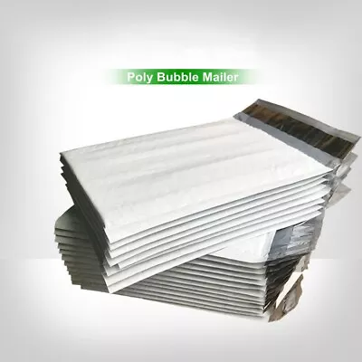 Poly Bubble Padded Mailers Shipping Envelopes Plastic Packaging Pack US SELLER • $5.65