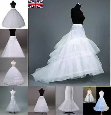 Uk Stock Rulta Wedding Bridal Dress Petticoat Hoop Underskirt Crinoline Skirt M1 • £15.37