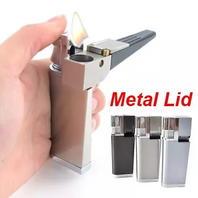 2 In 1 Metal Lighter With Pipe Foldable Portable Lighter Upgrade Hitter Lighter • $9.99