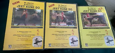 Three Dr Zee Lo  Jeet Kune Do DVDs  New • $15