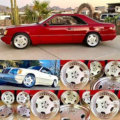 Mercedes Benz Deep Dish 17 Inch Rims Wheels Set4 New 560sec 500sec 560sel Amg • $1195