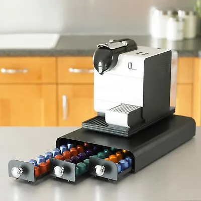 Neo Nespresso Coffee Machine Stand And Capsule Pod Storage Holder 3 Drawer • £15.99