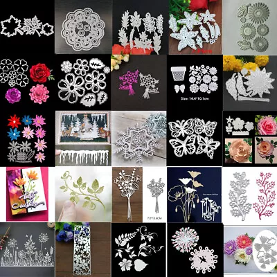 Metal Cutting Dies Scrapbooking Paper Cards Embossing Stencils Craft DIY Flower • £2.99