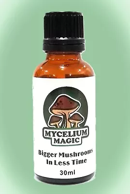 Mycelium-Magic Growth Drops Grows Bigger Mushrooms In Less Time Just Add 2 Water • £10.39