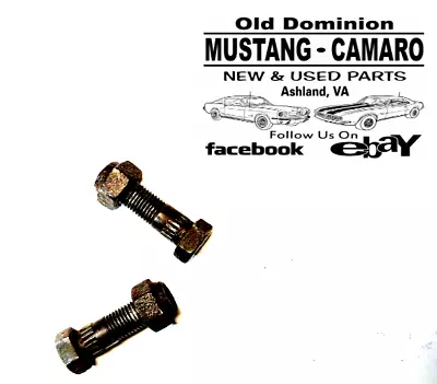 1965-1966 Mustang V-8 Lower Strut Arm Rod Bracket Bolts - Set Of 2 • $19.99