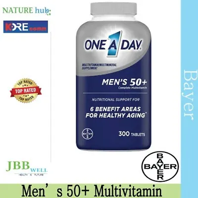 One A Day Men's 50+ Healthy Advantage Multivitamin 300 Tablets Exp. 12/24 • $14.99