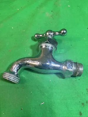 VINTAGE Brass WATER SPICKET SPIGOT WATER NOZZLE FAUCET HANDLE PLUMBING • $21