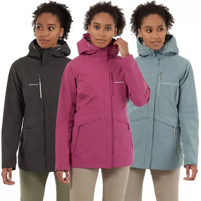 Craghoppers Womens Caldbeck Jacket Aquadry Breathable Waterproof Outdoor Coat • £108.02