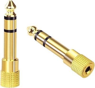 £8.91 • Buy VCE Headphone Jack Adapter 6.35mm Male 1/4 Inch To 3.5mm Female 1/8 Inch Aux For