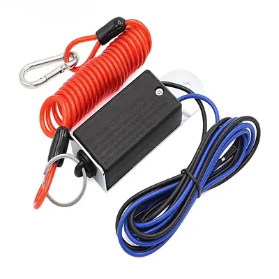 1x Electric Breakaway Switch Battery Coiled Cable Fit For Trailer Caravan Camper • $25.40