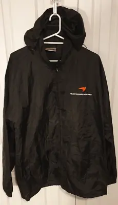 TEAM MCLAREN MERCEDES Formula One F1 Team Rain Jacket. Colour Is Black One Size. • $45.99