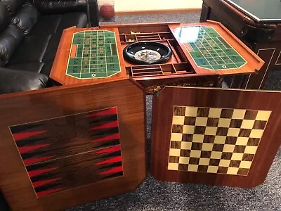 Vintage Italian Gaming Table With 2 Sets Of Interchangeable Legs  • $4000