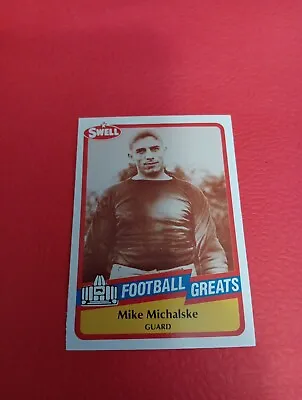 1989 Swell Football Mike Michalske #21 Green Bay Packers Vintage NFL Card HOF • $4.99