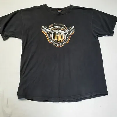 Harley Davidson T-shirt Black Men's Size 2XL 88434 • $13.99