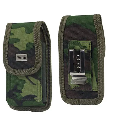 Army Green Rugged Canvas Pouch For IPhone 13 Pro 13 12 Pro1211 Pro Xs X • $9.99