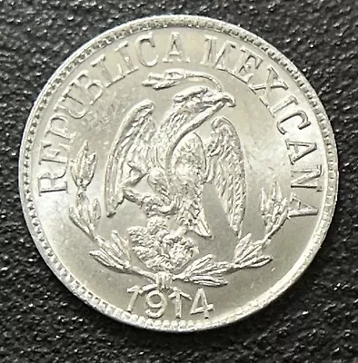 1914 Mexico Durango 1 Centavo Aluminun Coin • $109.89