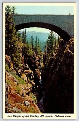 Washington State Box Canyon Mt. Rainier National Park Vintage Postcard • $4.75