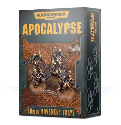 Warhammer - NEW - Warhammer 40000: Apocalypse Movement Trays (40mm) - FREE SHIPP • $74.99