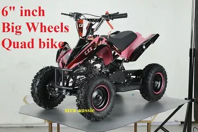 49cc Starter Mini Quad Bike 6  Wheel Buggy Kids 4 Wheeler Pocket Dirt Ride On • $500