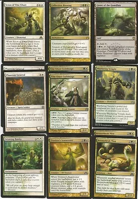 Green White *Populate*  Tokens Custom Magic Deck Mtg Magic The Gathering Rares • $25.99