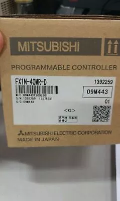 Mitsubishi PLC FX1N-40MR-D WITH ONE YEAR WARRANTY FAST DELIVERY 1PCS NIB • $436