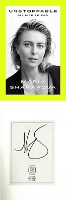 Maria Sharapova Signed Unstoppable: My Life So Far 1ST Edition Hardback Book-COA • $123.95