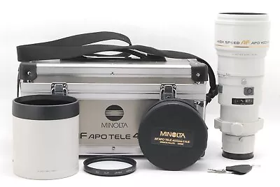 [N.Mint W/Case] Minolta High Speed AF APO TELE 400mm F4.5 Sony A From JAPAN 5274 • $719.99