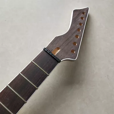  Reverse Head 7 String Electric Guitar Neck Mahogany 24 Fret Unfinished Style • $75.88