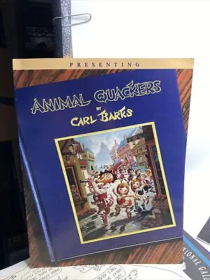 Animal Quackers By Carl Barks Sales Brochure With Promotional Coa Copy Not Orig • $39.99