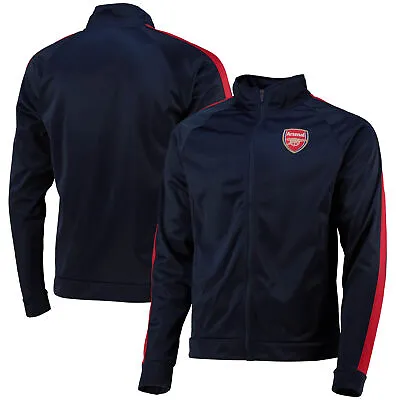£22.59 • Buy Arsenal Kitbag Tracksuit Top Long Sleeve Sweatshirt Navy - Mens