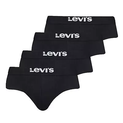 £53.44 • Buy LEVI'S Men's Briefs, 4er Pack - Solid Basic Knickers Organic Ecom