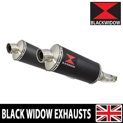 Z1000 Z1000SX 10-19 4-2 + Panniers Exhaust Silencers End Cans Oval 300BS • £259.99