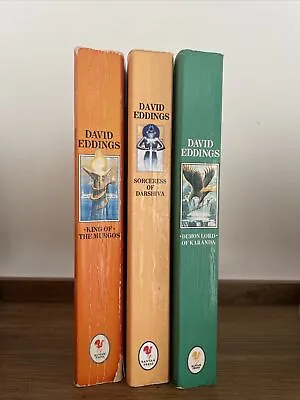 3x David Eddings THE MALLOREON Collection | 2-4 Vintage Fantasy Books 1980s • £8